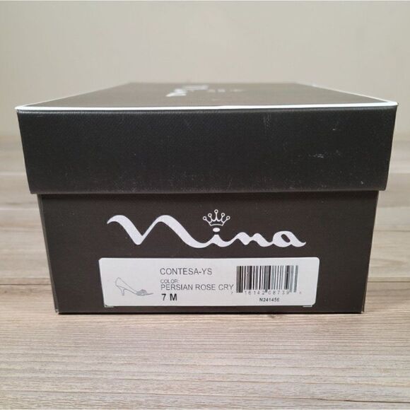 Nina Contesa Women's Open-Toe Pump Sz 7M - Picture 11 of 12